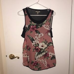Zara Trafaluc Double Layer Tank